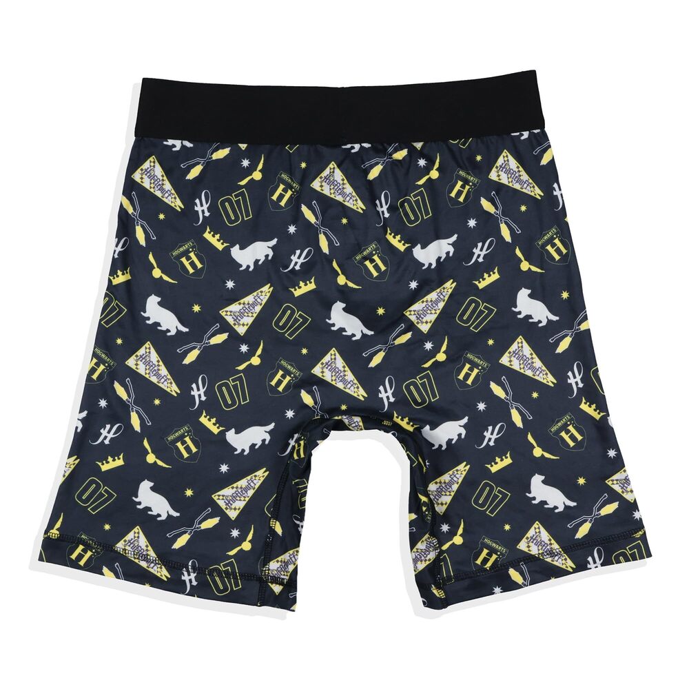 5047 Harry Potter Boxer Briefs 'S Hufflepuff Crest Tight Fit Underwear View 4